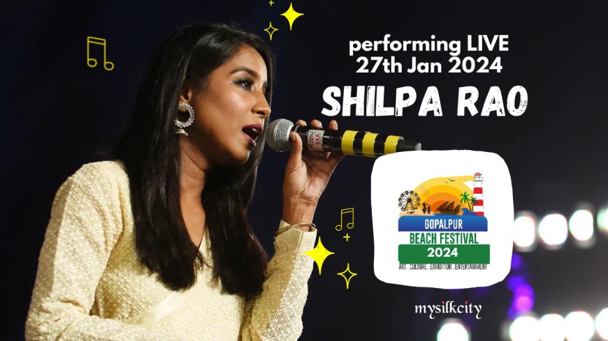 Shilpa Rao performing LIVE at Gopalpur Beach Festival on 27th Jan 2024